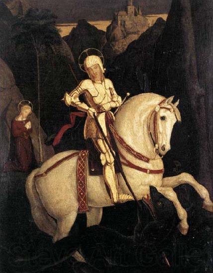 Franz Pforr St George and the Dragon Spain oil painting art